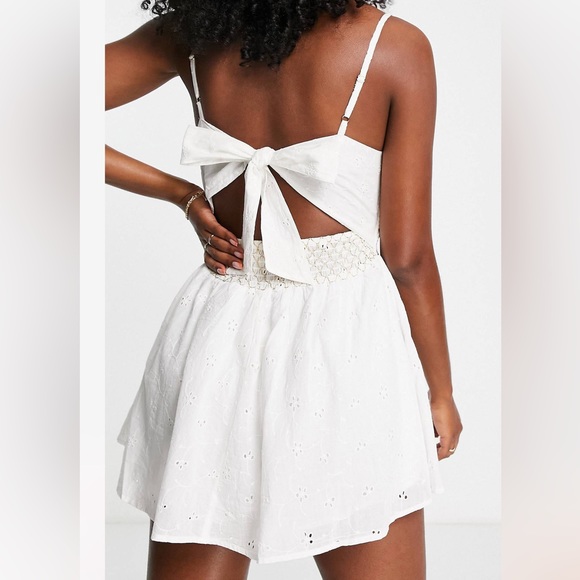 Tie back beach romper - Picture 2 of 2